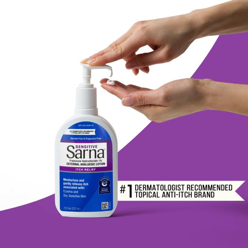 Buy Emerson Healthcare Sarna Sensitive Anti Itch Eczema & Dry Skin Relief Body Lotion 7.5 oz  online at Mountainside Medical Equipment