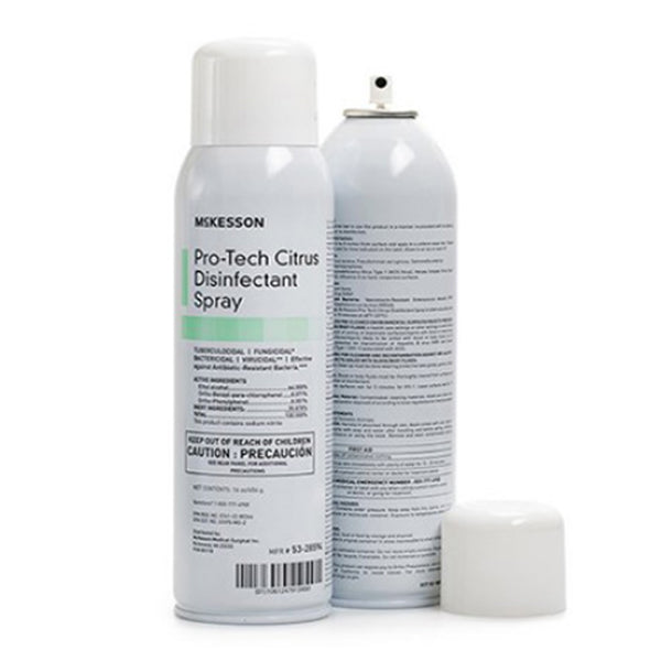 Buy McKesson McKesson Pro-Tech Surface Disinfectant Cleaner Aerosol Spray with Citrus Scent 16 oz  online at Mountainside Medical Equipment
