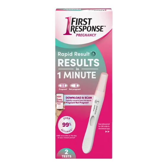 Buy Cardinal Health First Response Rapid Result Pregnancy Test, 2 count  online at Mountainside Medical Equipment
