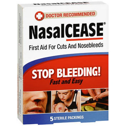 Cardinal Health NasalCease First Aid for Cuts & Nosebleeds, 5 Count | Mountainside Medical Equipment 1-888-687-4334 to Buy