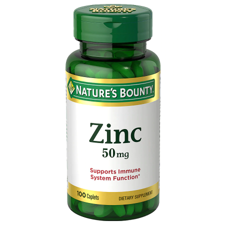 Buy Cardinal Health Nature's Bounty Zinc 50 mg, 100 Caplets  online at Mountainside Medical Equipment