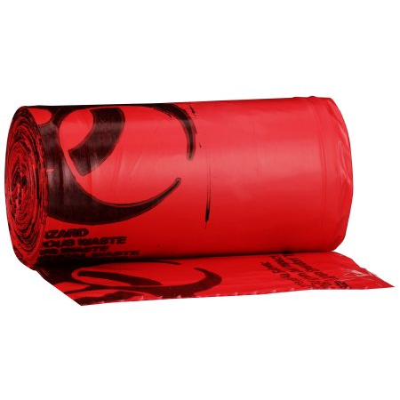 Hazardous Waste Containers | McKesson Infectious Waste 30 to 33 Gallon Red Bags, 31 x 41 Inch, 100 Count