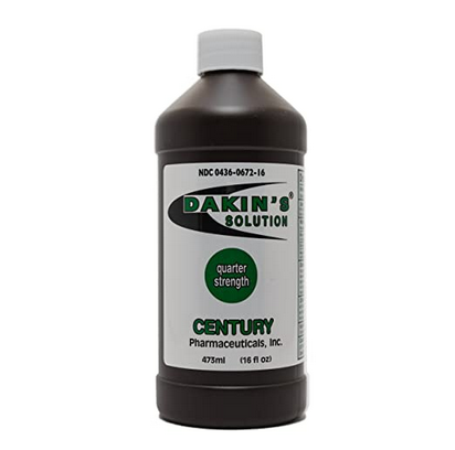 Buy Cardinal Health Dakin's Solution Quarter-Strength Antiseptic Wound Cleanser, 16 ounces  online at Mountainside Medical Equipment