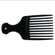 Comb, 5.5 inch Mini-Pick Black for precise styling and effective hair care in compact form.