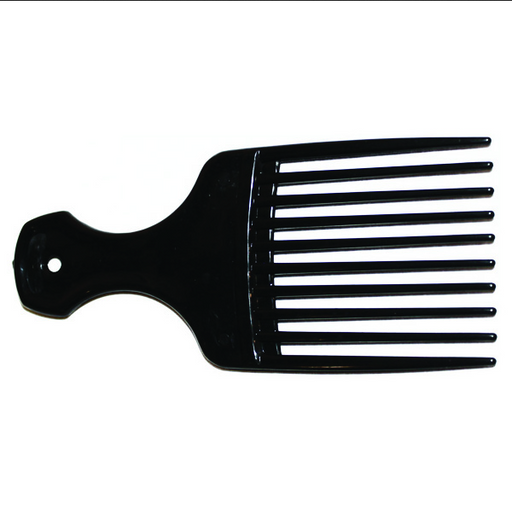 Comb, 5.5 inch Mini-Pick Black for precise styling and effective hair care in compact form.