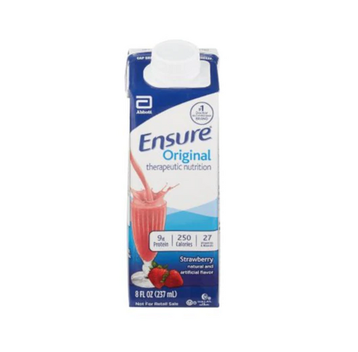 Buy McKesson Ensure Original Therapeutic Nutrition Shake Strawberry Flavor, 8 fl oz. Cartons, Case of 24  online at Mountainside Medical Equipment
