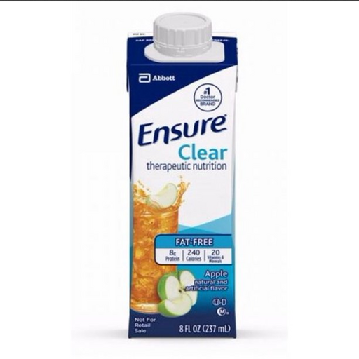 Buy McKesson Ensure Clear Fat-Free Therapeutic Nutrition Supplement Drink, Apple Flavor, 8 oz., Case of 24  online at Mountainside Medical Equipment