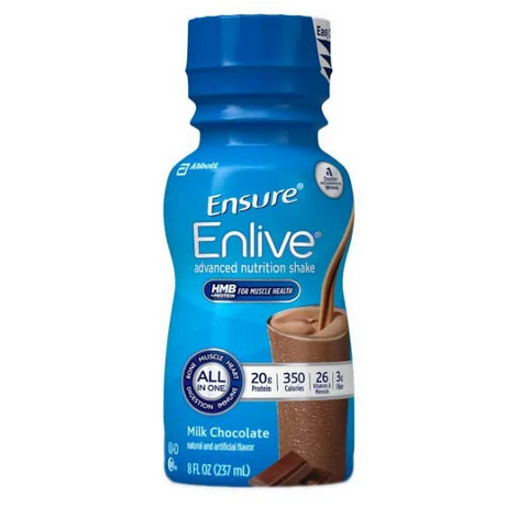 Buy McKesson Ensure Enlive Advanced Nutrition Shake, Chocolate Flavor, 8 oz., Case of 24  online at Mountainside Medical Equipment