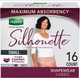 Depend Silhouette Incontinence Underwear for Women, Small 16ct