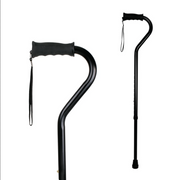 Buy Cardinal Health Carex Adjustable Ergonomic Offset Aluminum Cane, Black  online at Mountainside Medical Equipment