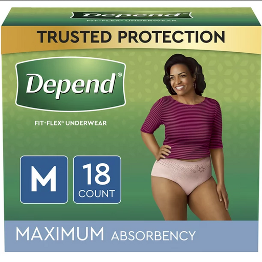 Buy Cardinal Health Depend Fit-Flex Incontinence Underwear for Women, Medium, 18 ct  online at Mountainside Medical Equipment