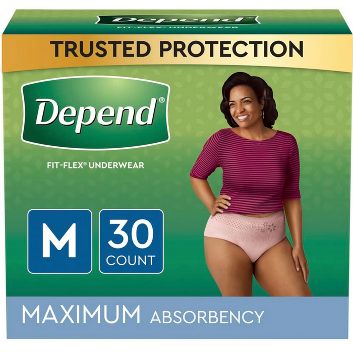 Buy Cardinal Health Depend Fit-Flex Incontinence Underwear for Women, Medium, 30 ct  online at Mountainside Medical Equipment