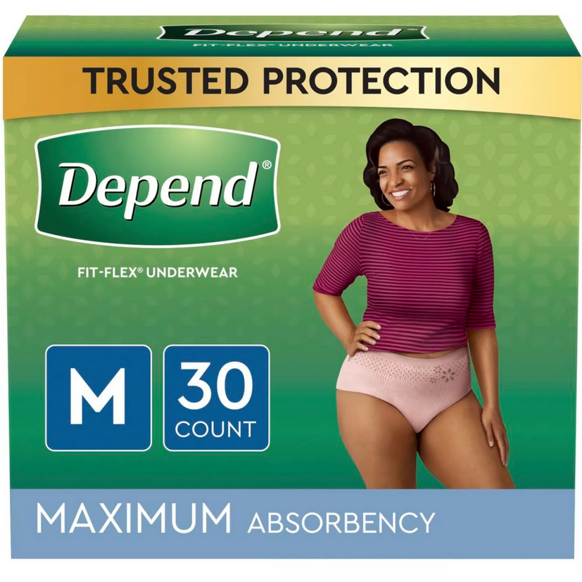 Buy Cardinal Health Depend Fit-Flex Incontinence Underwear for Women, Medium, 30 ct  online at Mountainside Medical Equipment