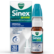 Buy Cardinal Health Vicks Sinex Severe Ultra Nasal Decongestant Spray Medicine, 0.5 fl oz  online at Mountainside Medical Equipment