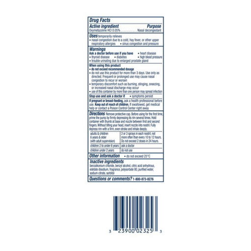 Buy Cardinal Health Vicks Sinex Severe Ultra Nasal Decongestant Spray Medicine, 0.5 fl oz  online at Mountainside Medical Equipment