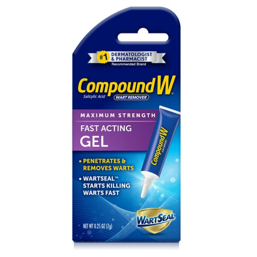 Buy Cardinal Health Compound W Maximum Strength Fast Acting Gel Wart Remover, 0.25 Oz.  online at Mountainside Medical Equipment