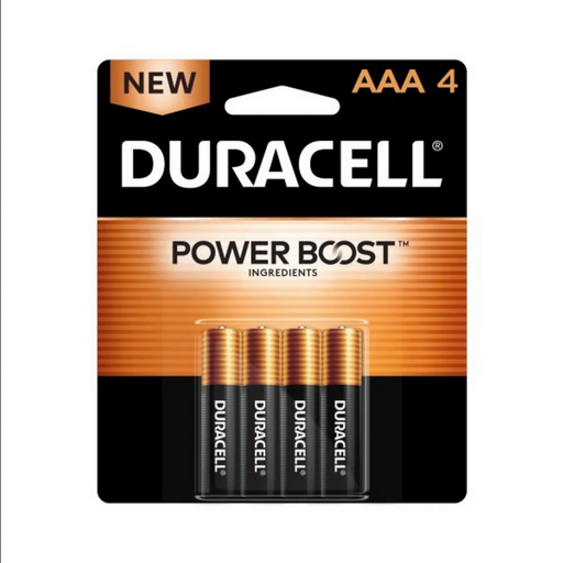 Buy Cardinal Health Duracell Coppertop Alkaline AAA Batteries, 4 Battery Pack  online at Mountainside Medical Equipment