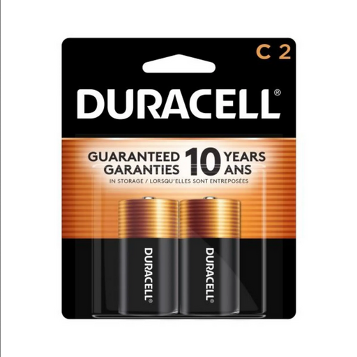 Buy Cardinal Health Duracell Coppertop Alkaline C Batteries, 2 Battery Pack  online at Mountainside Medical Equipment