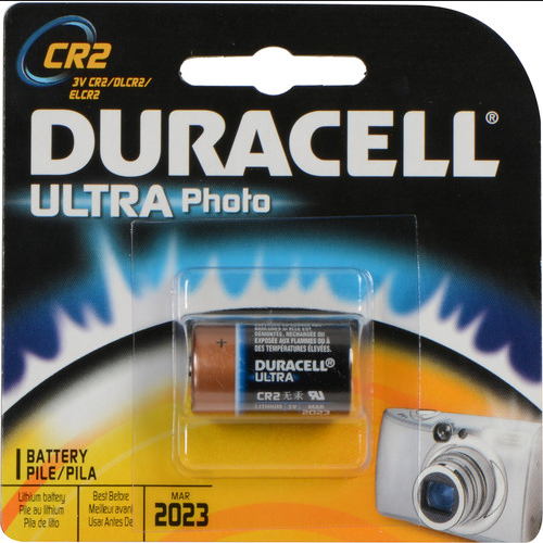 Duracell 3V Lithium CR2 Ultra Photo Battery, 1 3-Volt Battery