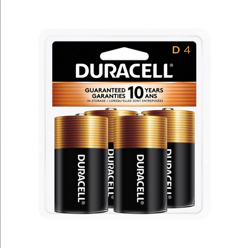 Buy Cardinal Health Duracell Coppertop Alkaline D Batteries, 4 Battery Pack  online at Mountainside Medical Equipment