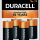Duracell Coppertop Alkaline C Batteries, 4 Battery Pack