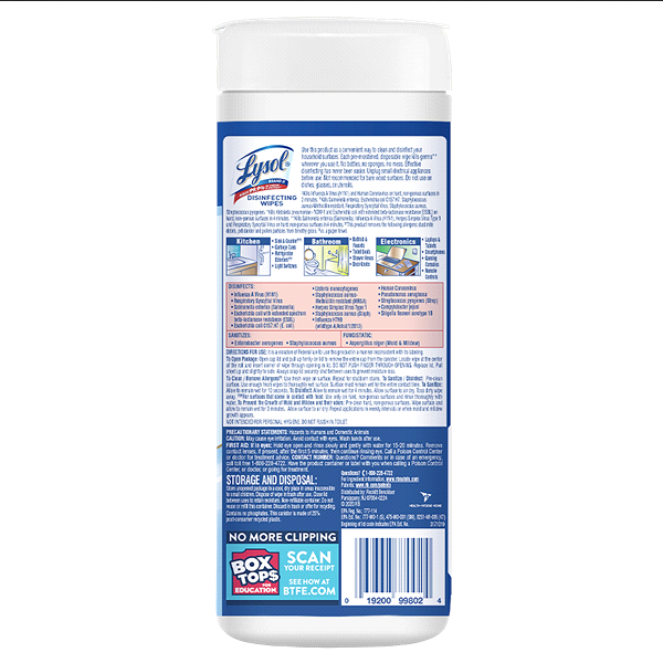 Buy Reckitt Benckiser Lysol Disinfecting Surface Wipes with Crisp Linen Scent, 35 Count  online at Mountainside Medical Equipment