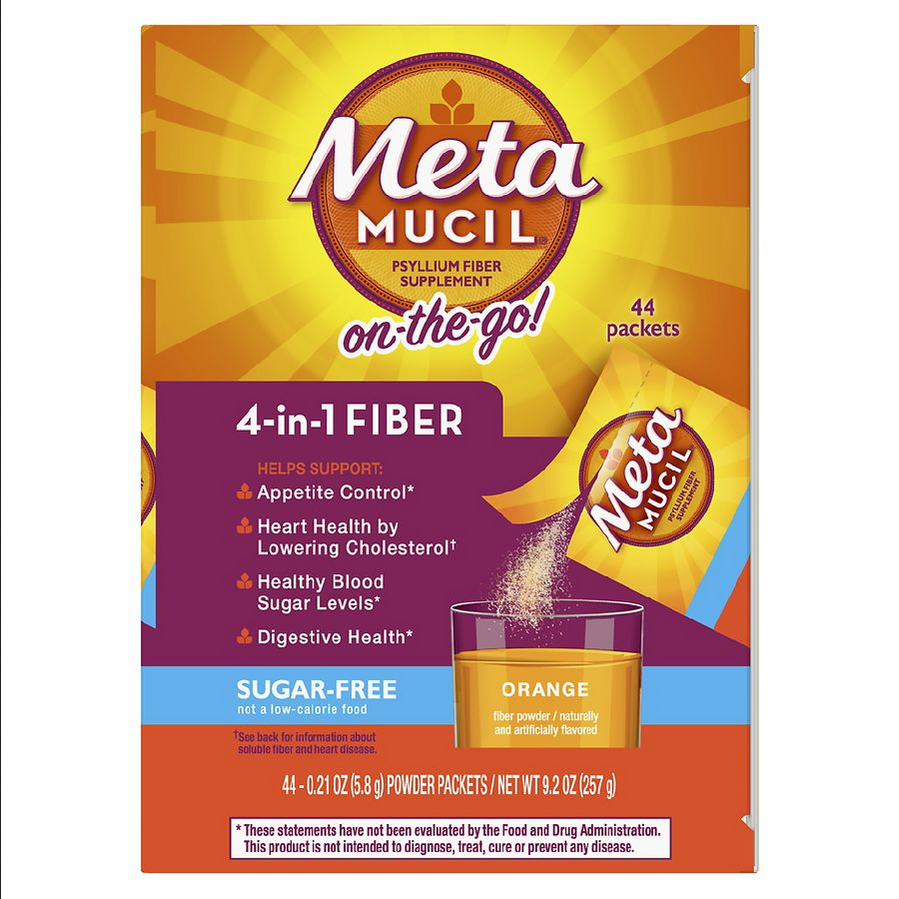 Buy Cardinal Health Metamucil Multi-Health Fiber Supplement, Sugar-Free Orange Flavor, 44 Packets  online at Mountainside Medical Equipment
