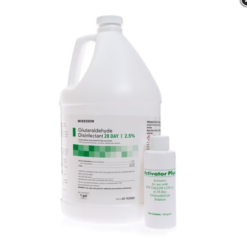 McKesson Glutaraldehyde 2.5% Disinfectant Cleaning Solution, 1 Gallon Jug | Mountainside Medical Equipment 1-888-687-4334 to Buy