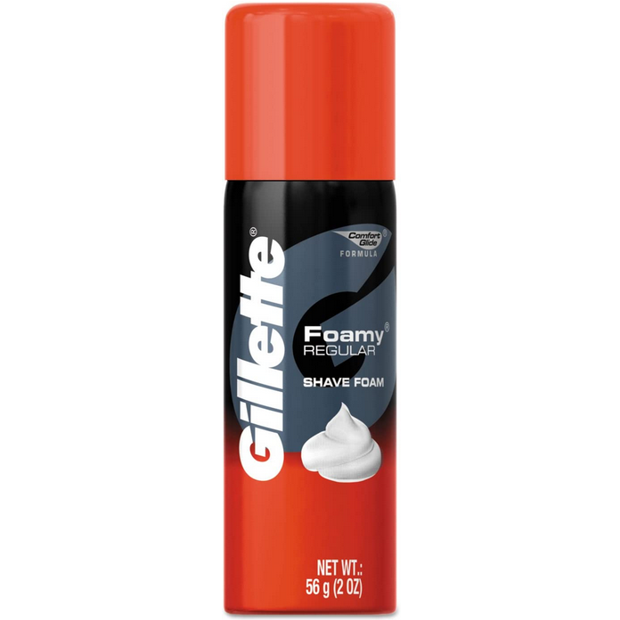 Gillette Foamy Shaving Cream, 2 oz. Aerosol Can — Mountainside Medical