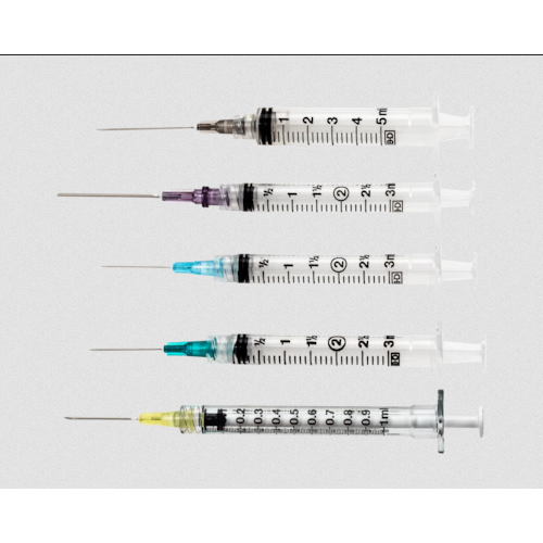 BD 309580 PrecisionGlide 3 mL Luer-lok Syringe with 18 gauge 1.5 Need —  Mountainside Medical Equipment