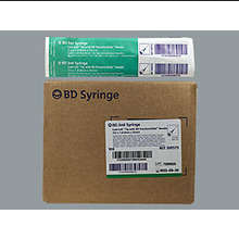 Buy BD BD 309575 PrecisionGlide 3 mL Luer-lok Syringe with 21g x 1" Needle, 100/box  online at Mountainside Medical Equipment