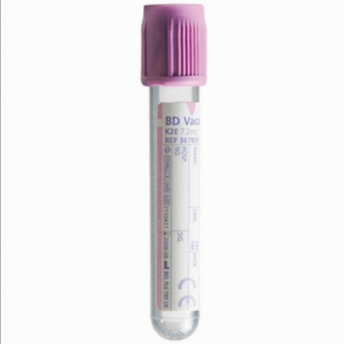Buy BD BD 367899 Vacutainer EDTA 6 mL Blood Collection Tubes 13mm x 75mm, 100/box  online at Mountainside Medical Equipment