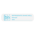 Refrigerate, Shake Well Label, 1000 count