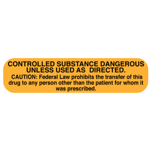 Buy Cardinal Health Federal Law Prohibits the Transfer of This Drug Label, 1000 count  online at Mountainside Medical Equipment