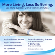 Buy Emerson Healthcare Sea-Band Nausea Relief Acupressure Wristbands  online at Mountainside Medical Equipment
