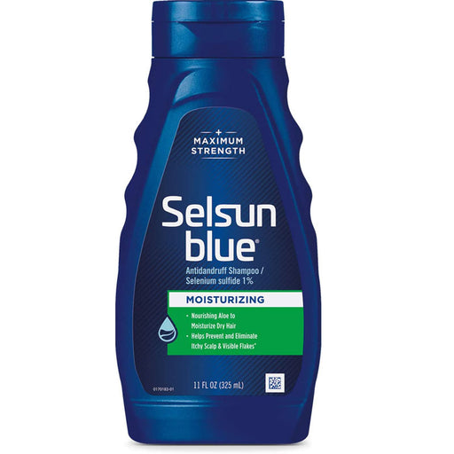 Buy Chattem Selsun Blue Moisturizing Anti-Dandruff Shampoo with Nourishing Aloe & Selenium Sulfate 1%, 11 oz  online at Mountainside Medical Equipment