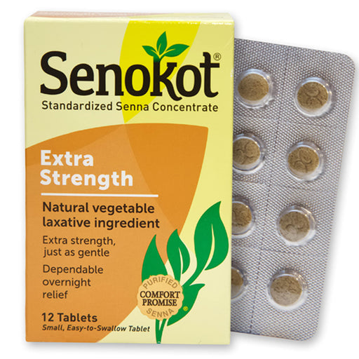 Buy Emerson Healthcare Senokot Extra Strength Natural Vegetable Laxative, 12 Count  online at Mountainside Medical Equipment