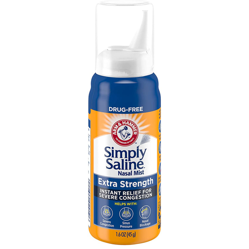 Buy Church & Dwight Simply Saline Nasal Mist Spray for Allergy & Sinus Relief, 1.5 oz  online at Mountainside Medical Equipment