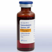 Cyanocobalamin Injection 30,000 mcg, Multiple-Dose Vials for B12 support and energy metabolism, Rx required.