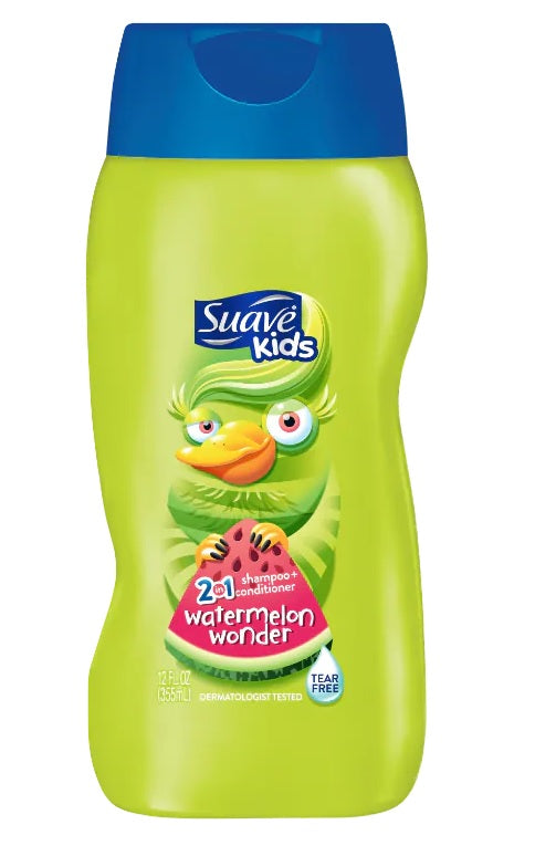 Shampoo & Conditioner | Suave Kids 2 in 1 Shampoo & Conditioner Watermelon Wonder 12 oz