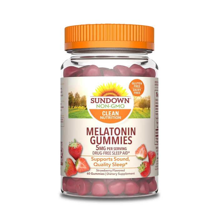 Buy Nature's Bounty Sundown Melatonin 2.5Mg Sleep-Aid Strawberry Flavored Gummies 60 Count  online at Mountainside Medical Equipment