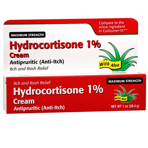 Taro Pharmaceuticals Taro Hydrocortisone Cream 1% Maximum Strength, 0.5 oz | Buy at Mountainside Medical Equipment 1-888-687-4334
