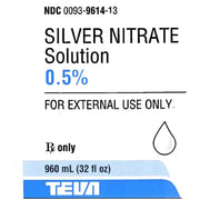Buy Teva Pharmaceuticals Teva Silver Nitrate Solution 0.5% (Rx)  online at Mountainside Medical Equipment