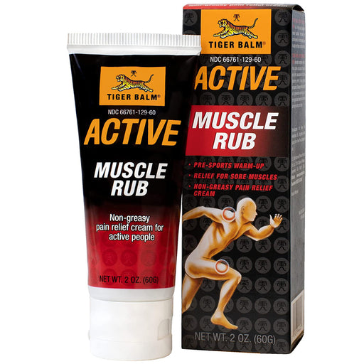 Buy Prince of Peace Enterprises Tiger Balm Active Muscle Rub Cream Non-Greasy Formula  online at Mountainside Medical Equipment