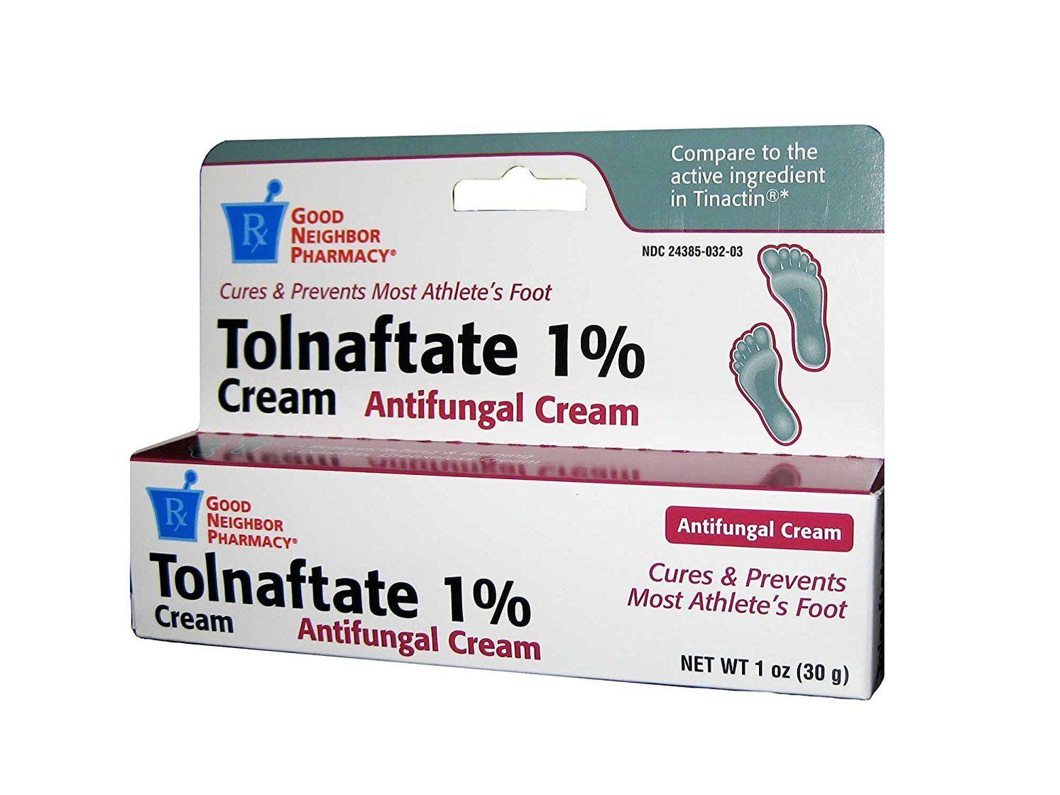 Tolnaftate 1 Antifungal Cream 1 oz — Mountainside Medical Equipment