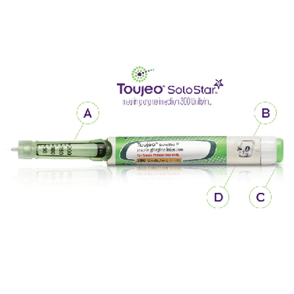 Toujeo Solostar (insulin glargine injection) 300 Units/mL **Refrigerat Mountainside Medical Toujeo Solostar (insulin glargine injection) 300 Units/mL **Refrigerat Mountainside Medical