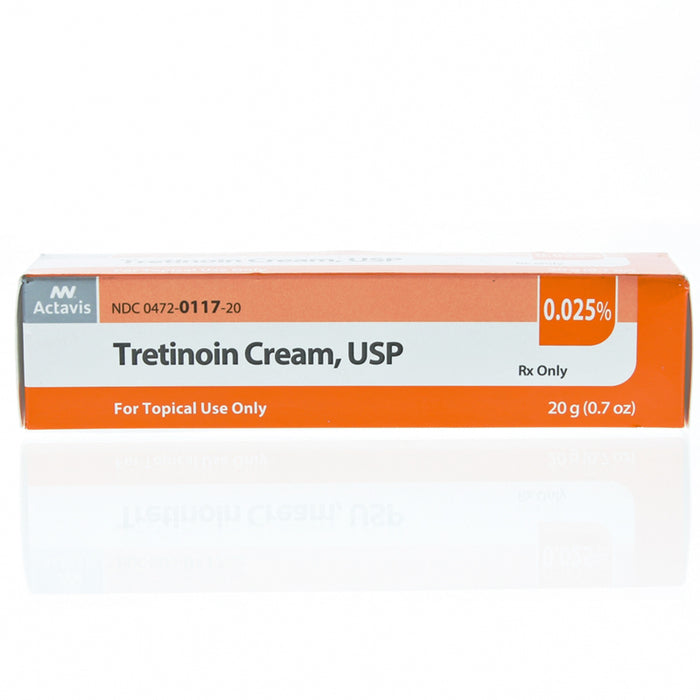 Buy Teva Pharmaceuticals Tretinoin Cream 0.025% 20 gram Tube (Rx)  online at Mountainside Medical Equipment