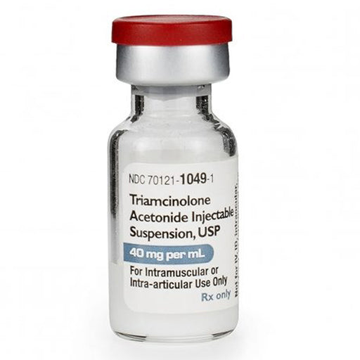 Buy Amneal Pharmaceuticals Triamcinolone Acetonide for Injection Suspension 40mg Per 1 mL, Single-Dose Vial (Rx)  online at Mountainside Medical Equipment