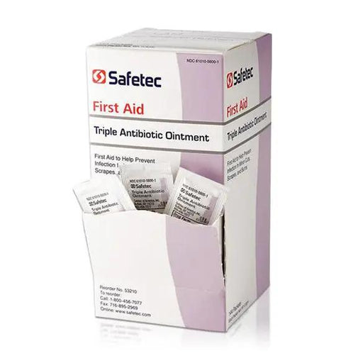 Buy Safetec Triple Antibiotic Ointment Packets 0.9g, 144/box  online at Mountainside Medical Equipment