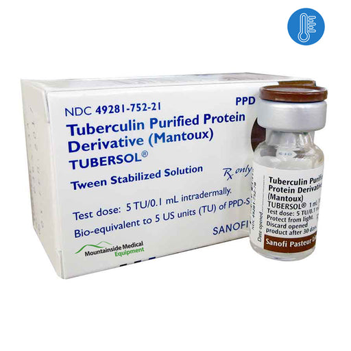 Shop for Tubersol Tuberculin Purified Protein Derivative (Mantoux) 5 mL (50 Tests) *Refrigerated Item* used for Tuberculin Vaccine